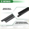 Black rubber front left right door window belt weatherstrip for 2-door toyota hilux 2005-2014 cars
