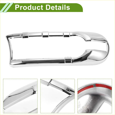 Front left right headlight trim bezel for toyota fj cruiser with chrome finished door handle cover and sleek modern design