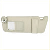 Beige front left side car sun visor for toyota venza 2009-2016 with integrated mirror and adjustable mounting bracket