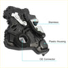 Front left side door lock actuator motor for toyota 4runner with black plastic housing stainless steel parts and oe connector