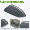 Gray textured plastic front left washer nozzle cover for toyota rav4 2010-2012 shown from the back side