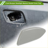Gray unpainted plastic front left washer nozzle cover cap for toyota rav4 2010-2012 front bumper headlight washer