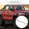 Black windshield wiper blade for front left weatherstrip window seal on toyota hilux 2015-2021 model
