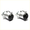 Silver and black automotive starter solenoids with cylindrical metal housing and rubber end caps for toyota hilux brakes