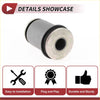 Front lower control arm suspension bushing for toyota dyna 100 with silver metal body black rubber seal and textured ring