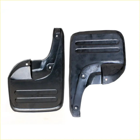 Black plastic front mudguard mudflap with matte finish and three ridges for toyota hilux kun26 2012-2015 side protection