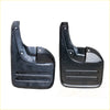 Black plastic front mudguard mud flap for Toyota Hilux SR5 KUN26 2WD 2005-2009 with ribbed texture and mounting holes