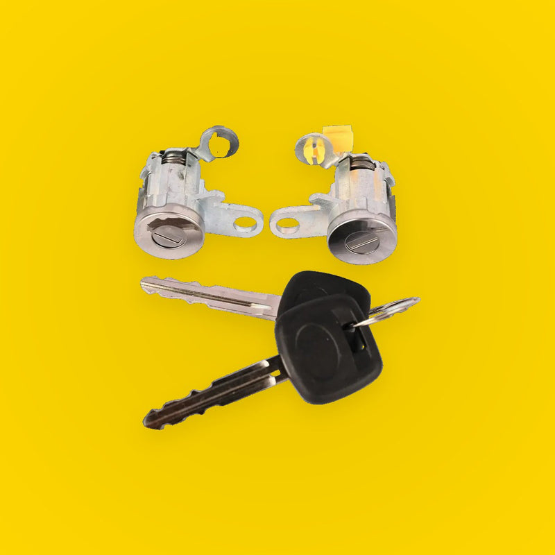 Front Pair Door Lock Cylinder with Keys for Toyota Tacoma (1995–2004)