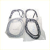 Black rubber front rear door weatherstrip gaskets for mazda familia glc 323 hatchback 1977-1980 in clear bags