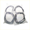 Black rubber front rear door weatherstrip gasket set for mazda familia glc 323 sedan 1980-1985 in clear bags