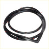 Black rubber weatherstrip with red adhesive tabs for front rear doors mazda familia glc 323 sedan 1980-1985