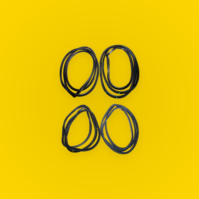 Front Rear Door Weatherstrip Set for Mazda Familia GLC 323 Sedan 1980-1985