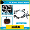 Front right abs wheel speed sensor for ford ranger pj pk with black coiled wire and red plastic housing
