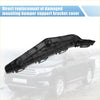 Black plastic front right bumper bracket retainer for toyota hybrid 2016-2023 direct replacement cover