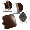 Brown plastic front right bumper tow eye hook cover for toyota rav4 2013-2018 with small tab for easy install