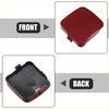 Red plastic front right bumper tow hook cover for toyota rav4 2013-2018 with glossy finish and latch mechanism