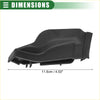 Black plastic front right cowl side vent cover for toyota prius 2010-2015 with molded contours and mounting tabs