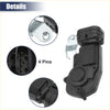 Black plastic front right door lock latch actuator with metallic bracket and four-pin connector for toyota 4runner 96-02