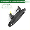 Front right exterior door handle for toyota avalon 1995-1999 black plastic with visible metal spring mechanism back view