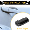 Black plastic front right exterior door handle cover for toyota tacoma 1995 to 2004