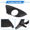 Front right fog light grill for Toyota MarkX 2013-2017 showing black plastic headlight housing with circular cutout and tabs