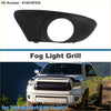 Front right black plastic fog light grill for toyota markx 2013-2017 showing the back side of the product