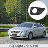 Black plastic front right fog light grill cover for 2014-2015 toyota vios designed for easy installation