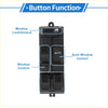 Front right power window switch for toyota avanza 2007-2008 black plastic with manual and auto button labels