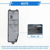 Gray plastic front right power window switch with 14 pins for toyota hiace kdh200r 2005-2014 vehicle replacement