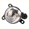 Front right side bumper fog light for ford bronco clear circular led lamp with black housing and mounting brackets