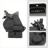 Front right side door latch actuator for toyota rav4 2000-2005 black plastic with lever and multi-pin connector