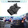 Front right side door latch actuator for toyota rav4 2000-2005 black plastic with molded housing and electrical connector