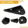 Front right side pillar triangle trim for toyota land cruiser black plastic door panel trim with mounting holes