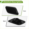Back side of black plastic front right washer nozzle cover with glossy finish for Toyota Avensis 2003-2008