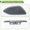 Gray matte plastic front right washer nozzle cover for Toyota Rav4 2010-2012 with sleek curved design and mounting brackets