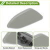 Gray plastic front right washer nozzle cover for toyota rav4 2010-2012 with smooth glossy finish unpainted
