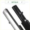 Front right weatherstrip window seal for toyota highlander with black and chrome sleek windshield wiper blade design