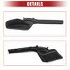 Front right windshield wiper cowl panel for Toyota RAV4 2020-2022 black plastic interior trim with molded contours and tabs