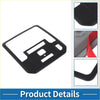 Black plastic phone screen protector with precise camera and sensor cutouts for toyota tundra headlight trim bezel matte
