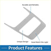 Silver metal sim card tray with sleek design for front row light trim bezel on toyota harrier 2020