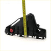 Black plastic front side bumper part with red circular fastener for toyota hilux revo 2wd 2015-2023