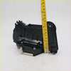 Black plastic front side door lock actuator with internal gears and mounting hardware for Toyota Hilux Revo 2015-2017