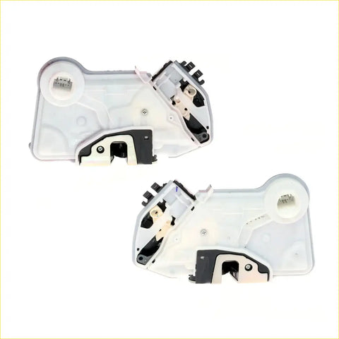 Front side door lock actuators for Toyota Hilux Revo 2015-2023 white plastic with black and beige mechanical parts