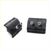 Black rubber front spring bumper lower with two silver hex bolts for toyota hilux 1988-1997