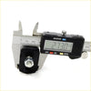 Black rubber front spring bumper upper set with silver hex bolt measured by caliper for toyota hilux 72-78