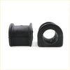 Black rubber front stabilizer bushing with cylindrical shape and open center for toyota hilux 1983-1997