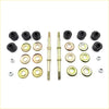 Front stabilizer link rod for toyota hilux 1988-1997 with black rubber bushings brass washers bolts and silver nuts