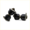 Black rubber bushings with metallic end caps and threaded bolts in front stabilizer link rod set for toyota hilux rn20 rn25 rn27