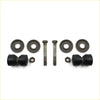 Black rubber bushings with metal bolts and washers for front stabilizer link rod set toyota hilux 2nd gen