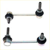 Silver metal front stabilizer link with black rubber bushings and threaded ends for toyota hilux 4x4 2005-2023